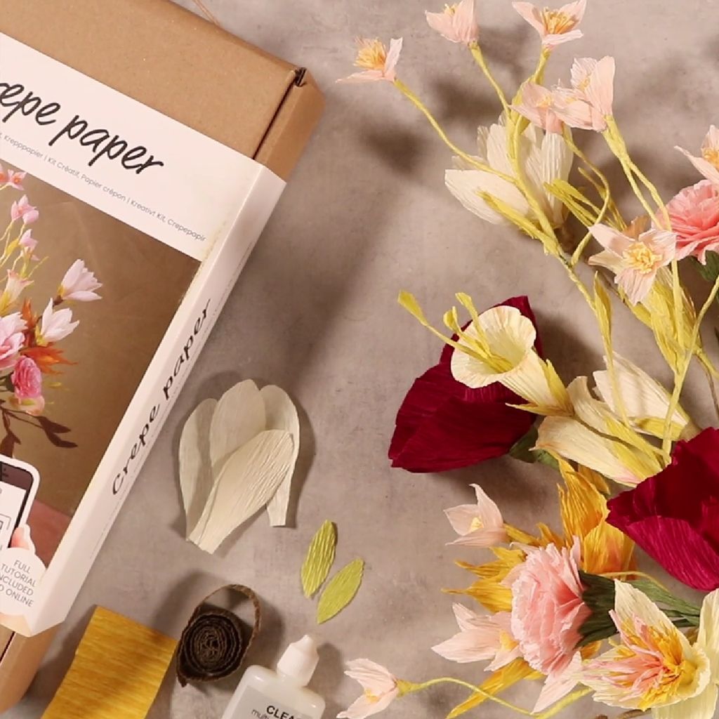DIY Kit Crepepapir Buket fra Creativ Company