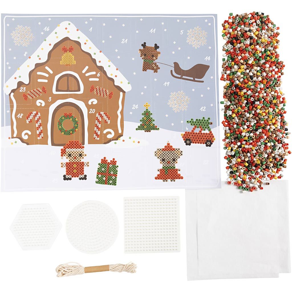 NABBI BioBeads Julekalender – 24 designs fra Creativ Company