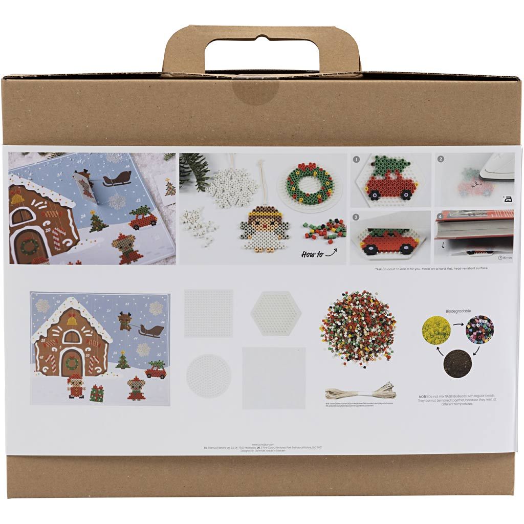 NABBI BioBeads Julekalender – 24 designs fra Creativ Company