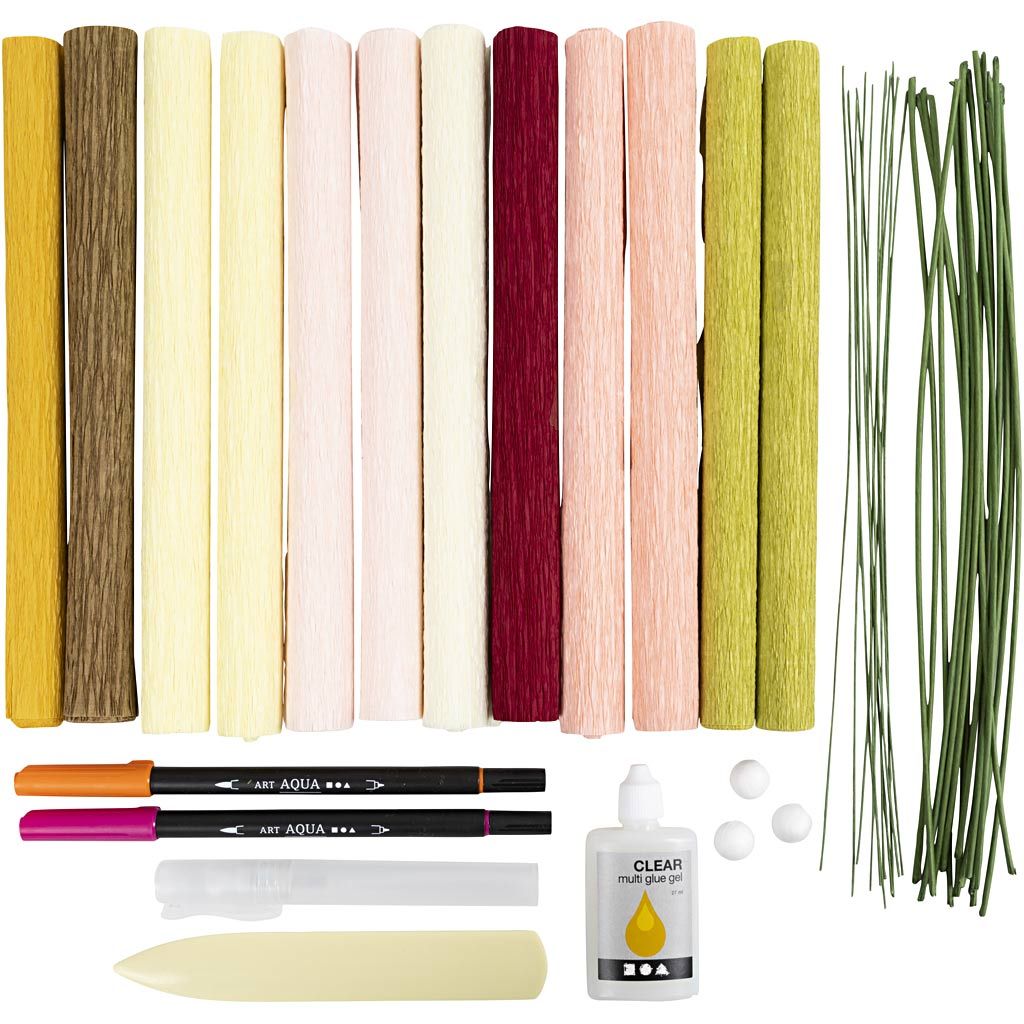 DIY Kit Crepepapir Buket fra Creativ Company