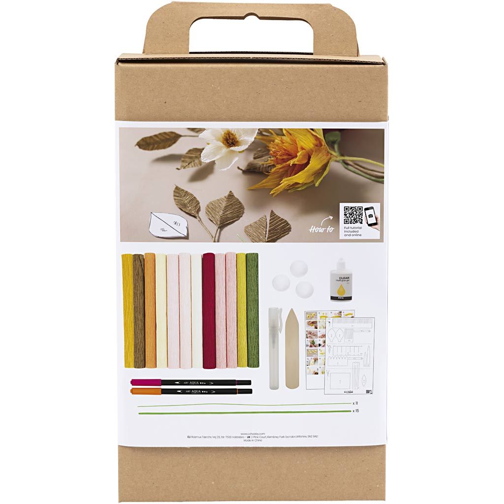 DIY Kit Crepepapir Buket fra Creativ Company