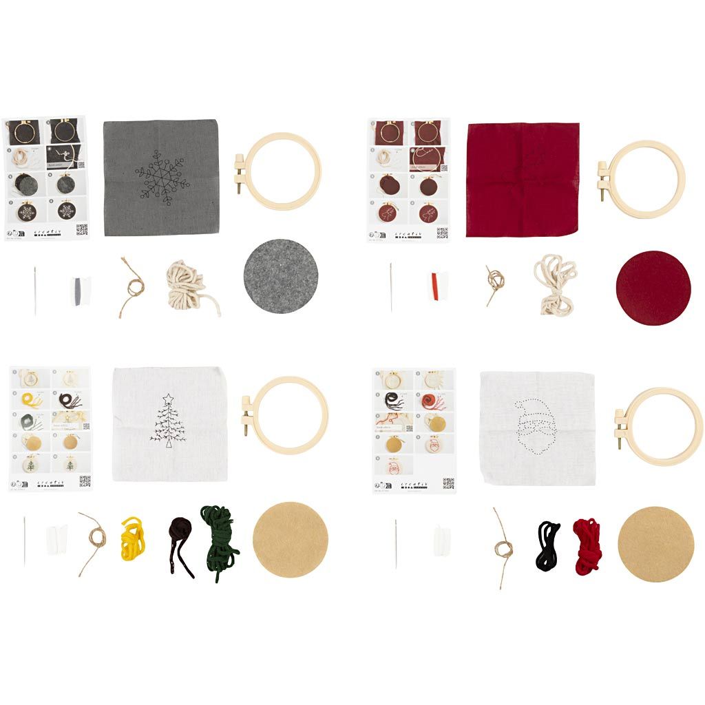 Adventskalender Broderi fra Creativ Company