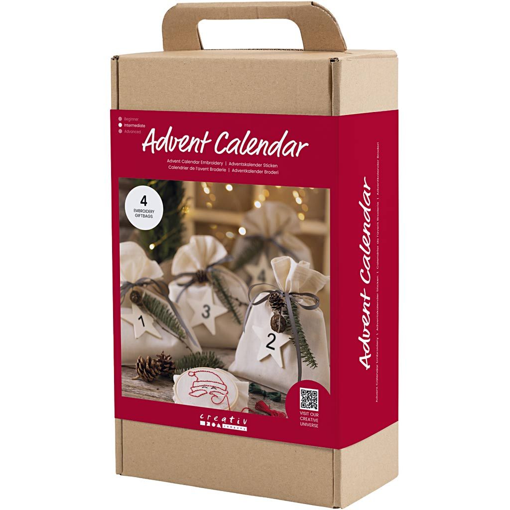 Adventskalender Broderi fra Creativ Company