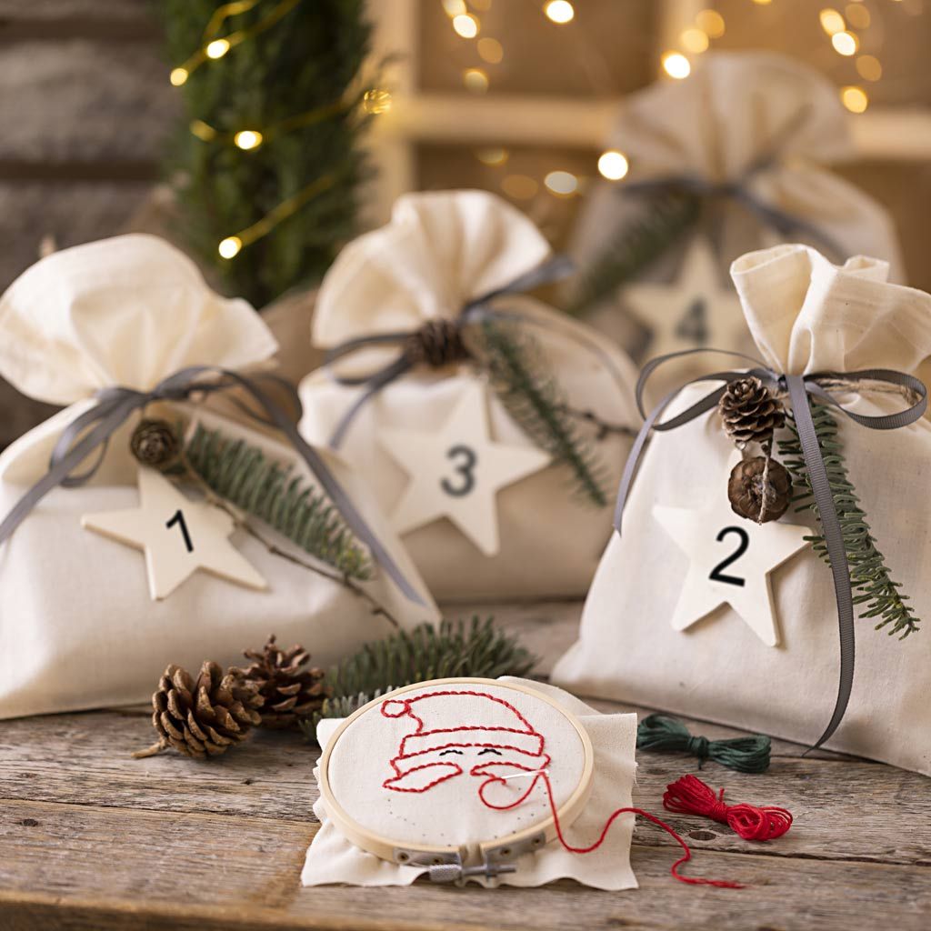 Adventskalender Broderi fra Creativ Company