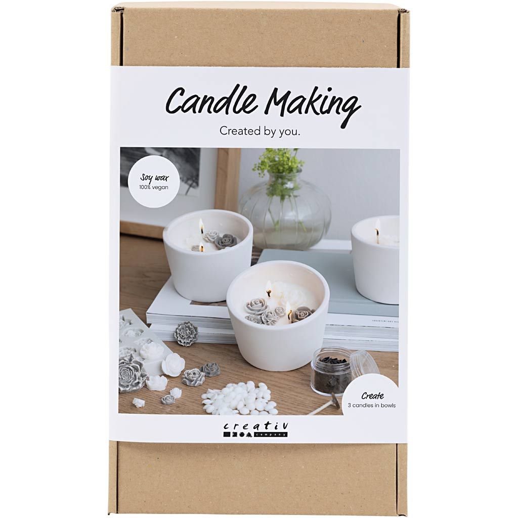 DIY Kit Lysstøbning – Rose fra Creativ Company