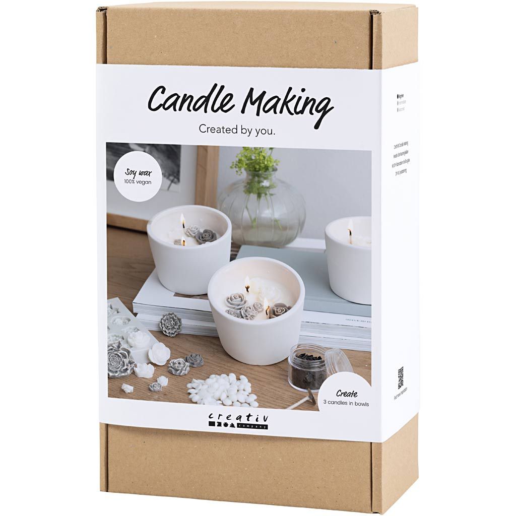 DIY Kit Lysstøbning – Rose fra Creativ Company