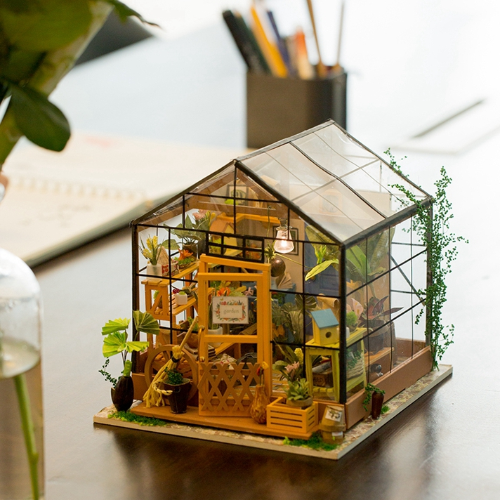 Rolife Cathy’s Flower House DG104 | DIY miniature drivhus - Billede 2