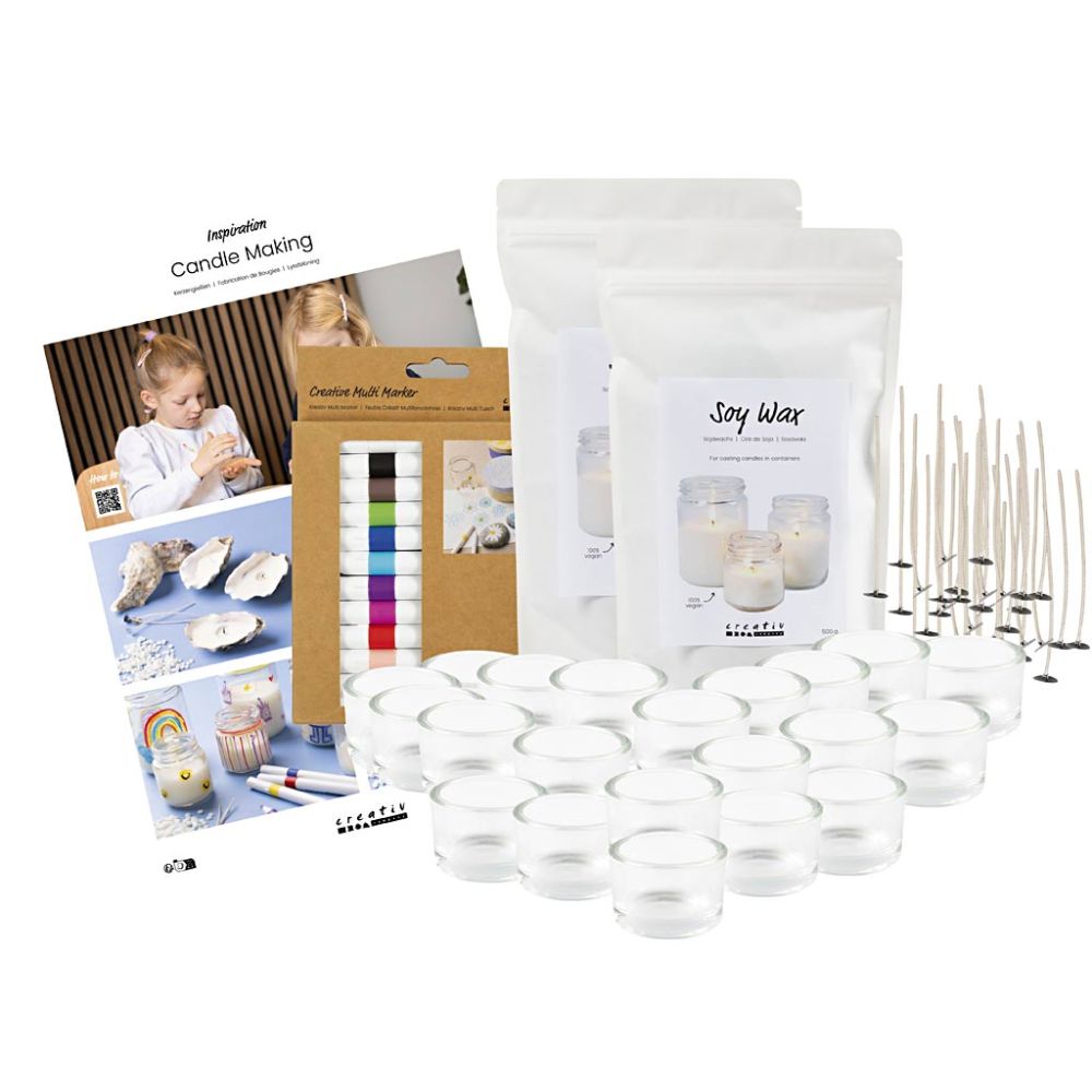 DIY Kit Lysstøbning Lysglas billede