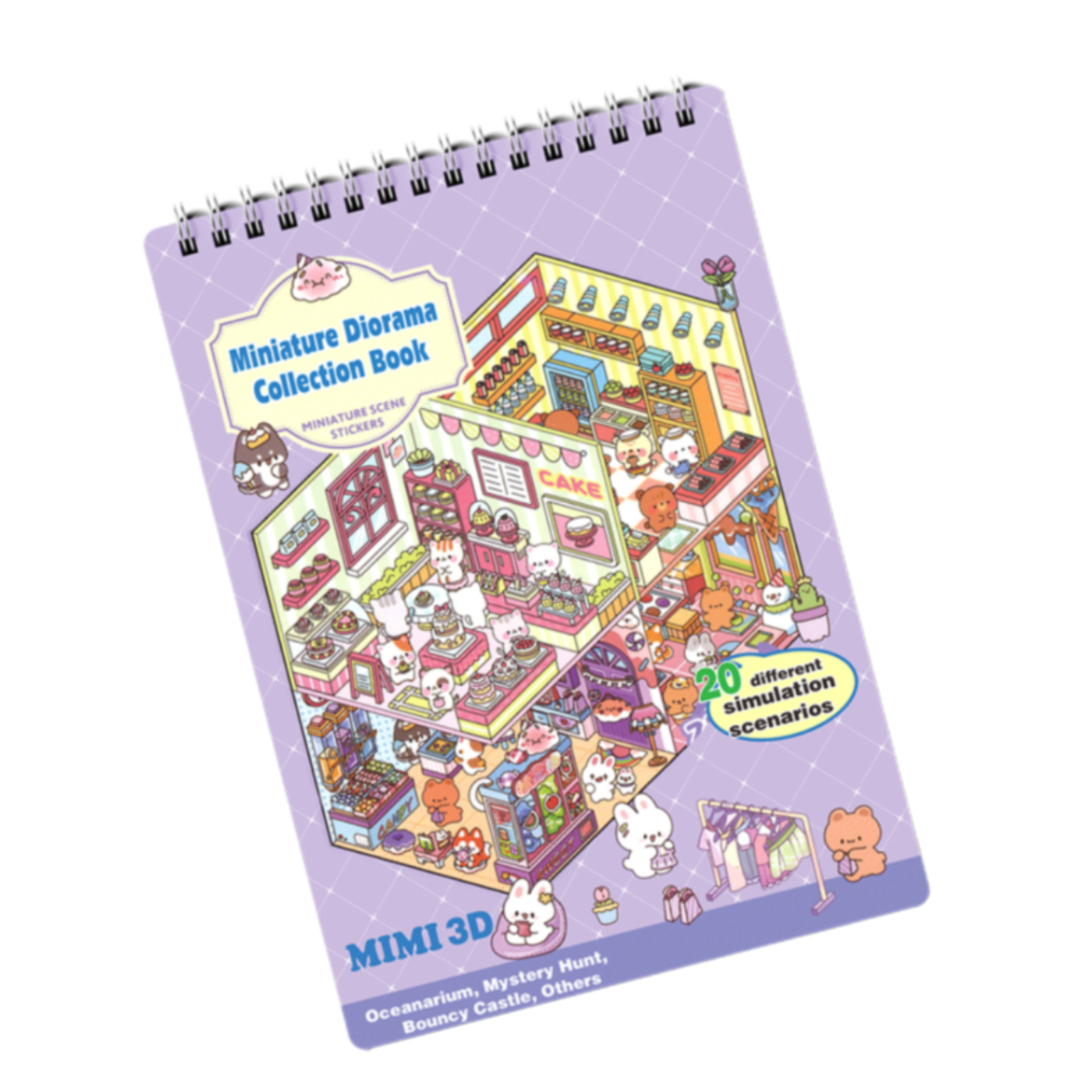 3D Miniature Sticker Books