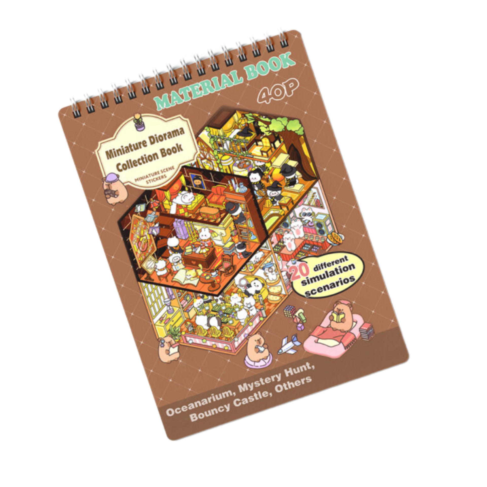 Mini Scene Sticker Book | Skab dit eget miniatureunivers