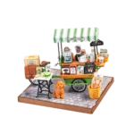 Rolife Aromatic Coffee Cart DG182 | DIY miniature kaffevogn