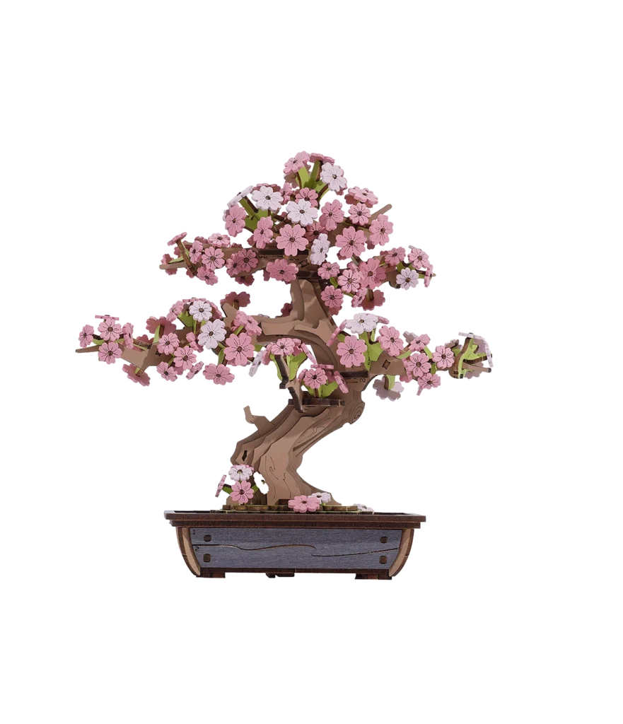 Rolife Sakura Bonsai TG415 - DIY bonsaitræ i træ