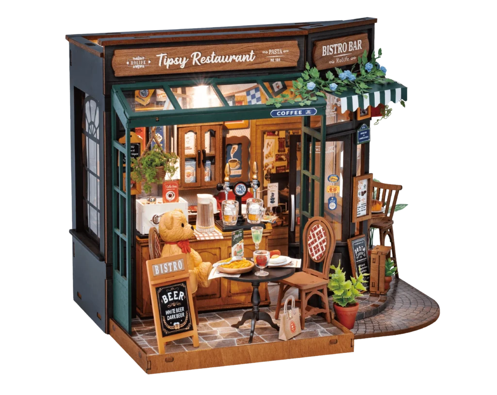 Rolife Tipsy Restaurant DG167 - DIY miniature restaurant